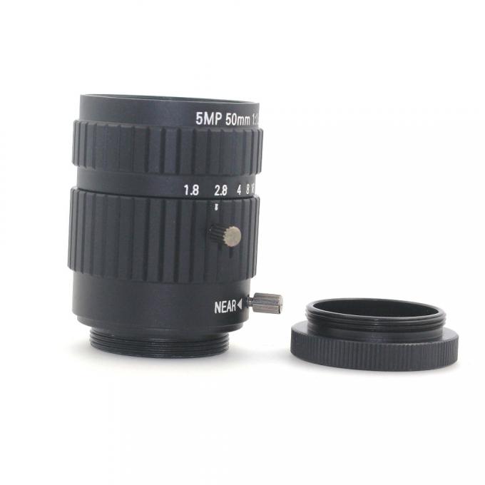 CS de foyer fixe de 5MP 50mm, bâti de C pour l'objectif de caméra de télévision en circuit fermé pour la caméra industrielle de microscope de télévision en circuit fermé
