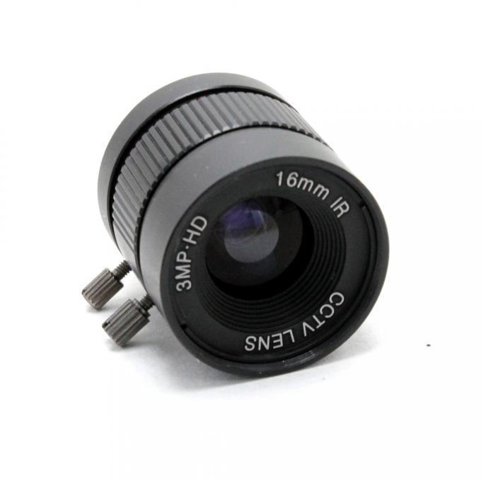 objectif de caméra industriel de télévision en circuit fermé de lentille de bâti de l'iris C du manuel 1/2 de lentille de 3MP HD 16mm pour la caméra d'IP de caméra de HD